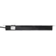 Блок розеток PDU TERACOM 19" 1U 16А/250В 6 розеток Schuko с выключателем шнур питания длиной 2 метра сечение 3x1,5 мм2 вилка Schuko корпус пластик черный