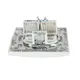 Минск Розетка RJ-45+Phone СП белая EKF