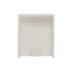 Заглушка (20х10) (4 шт) белая EKF-Plast