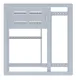 Щит этажный ЩЭ 2 кв. (1000х950х140) IP31 EKF Basic