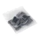 Крепеж-клипса d25 мм (10 шт) черная EKF-Plast