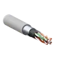 Кабель витая пара TERACOM CS Cat.5E F/UTP 4 пары solid 24AWG оболочка нг(А)-LSLTx цвет серый (упак. 305м)