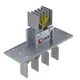 Фланцевая секция для подключения к щиту 1600 А IP55 AL 3L+N+PE(КОРПУС)