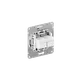 Механизм розетки RJ45 - 2шт, (cat5), белый Эпика EKF