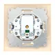 Валенсия розетка телевизионная 1-местная 75Ом 5-862МГц кремовая EKF PROxima