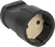 Гнездо штепсельное б-з черн. ПВХ 10A 250B EKF PROxima (5шт)