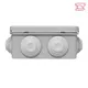 Коробка распределительная КМР-030-031 с крышкой (85х85х40) для прямого монтажа 8 мембр. вводов серая IP55 розн. стикер EKF