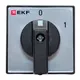 Переключатель кулачковый ПК-1-14 25А 4P «0-1» IP65 EKF
