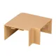Поворот 90 гр. (40х25) (4 шт) светлое дерево EKF-Plast