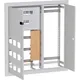 Щит этажный 9 кв. 3 окна в ряд по гориз. (1000х950х150) PROXIMA EKF