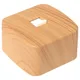 Розетка RJ-45 1-местная ОП Минск, 1А, 120В, светлое дерево EKF