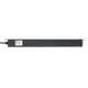 Блок розеток PDU TERACOM PRO 19" 1U 10А/250В 9 розеток Schuko шнур питания длиной 2 метра сечение 3x1,5 мм2 вилка C14 корпус алюминий черный