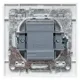 Минск Выключатель 1-клавишный СП с индикатором,10А, белый EKF Basic