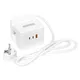 Удлинитель "Куб" 2 гнезда 1USB + 2Type C с быстрой зарядкой, подставкой под телефон и ночником 1,3 метра 1мм2