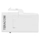 Адаптер проходной TERACOM PRO Cat.6 неэкранированный RJ45-RJ45 тип Keystone белый