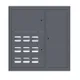 Щит этажный 9 кв. RAL7024 3 окна в ряд по гориз. (1000х950х150) EKF PROxima