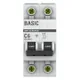 Автоматический выключатель 1P 6А (C) 4,5кА ВА 47-29 EKF Basic (3 шт)