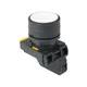 Кнопка SB-31 плоская с фиксацией 1NС белая IP65 EKF