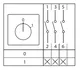 Переключатель кулачковый ПК-1-13 10А 3P "0-1" EKF PROxima