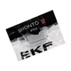 Розетка, одноместная, ОП, винтовые клеммы серый, Бронто EKF