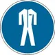 Знак наклейка M07 "Работать в защитной одежде" (200х200) ГОСТ 12.4.026-2015 EKF PROxima
