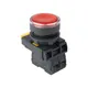 Кнопка SB-27 плоская без фиксации c подсветкой 24V DC 1NC красная IP65 EKF