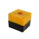 Корпус КП101 пластиковый 1 кнопка желтый EKF PROxima