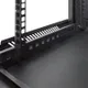 Шкаф настенный 19" TERACOM PRO 12U 600х450 мм дверь стеклянная с замком-ручкой чёрный