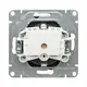 Механизм розетки, 16А, с заземлением, без шторок, графит Эпика EKF