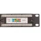 Патч-панель TERACOM 19'' Cat.5E 1U неэкранированная UTP 24 порта RJ-45 110 IDC