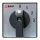 Переключатель кулачковый ПК-1-101 10А 1P «0-1-2-3» IP65 EKF