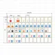 Комплект модульных наклеек средний (137х240) EKF PROxima