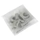 Крепеж-клипса d25 мм (10 шт) серая EKF-Plast