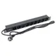 Блок розеток PDU TERACOM PRO 19" 1U 16А/250В 9 розеток Schuko шнур питания длиной 2 метра сечение 3x1,5 мм2 вилка Schuko корпус пластик черный