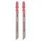 Пилки для электролобзика прямые T101B (чистовой рез по ДВП)(SK5)(2 шт) EKF Expert