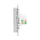 Механизм розетки RJ45 - 2шт, (cat5), алюминий Эпика EKF