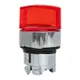 Исполнительный механизм переключателя ХB4 красный на 2 положения с фиксацией, с подсветкой с короткой ручкой IP65 EKF