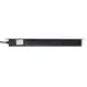 Блок розеток PDU TERACOM PRO 19" 1U 10А/250В 9 розеток Schuko шнур питания длиной 2 метра сечение 3x1,5 мм2 вилка C14 корпус пластик черный