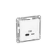 Механизм розетки USB-С, быстрая, белый Эпика EKF