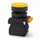 Кнопка SB-27 плоская без фиксации c подсветкой 220V AC 1NC желтая IP65 EKF