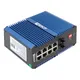 Промышленный неуправляемый коммутатор U-2GX/SFP-8GTP, 2 порта 1000Base-X SFP, 8 портов 10/100/1000Base-T(X) RJ45 c PoE, монтаж на динрейку TSX EKF