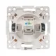 Стокгольм Механизм Розетки Phone 1-местной белый EKF PROxima