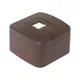 Розетка RJ-45 1-местная ОП Минск, 1А, 120В, тёмное дерево EKF