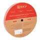 Термоусаживаемая трубка ТУТ нг 4/2 красная рулон EKF PROxima