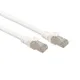 Патч-корд TERACOM CS Cat.6A экранированный S/FTP оболочка LSZH белый (0,5м)