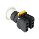 Кнопка SB-34 грибовидная 1NO+1NC белая EKF