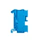 Клемма проходная Push-in 2.5 мм2 синяя EKF