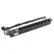 Блок розеток PDU TERACOM PRO 19" 1U 16А/250В 8 розеток Schuko с выключателем шнур питания длиной 2 метра сечение 3x1,5 мм2 вилка Schuko корпус пластик черный
