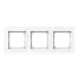 3 - местная рамка, IP44, белая, пластик Эпика EKF