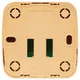 Розетка RJ-45 1-местная ОП Минск, 1А, 120В, светлое дерево EKF